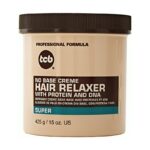 TCB No Base Creme Hair Relaxer Regular 15oz 