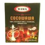 Cocowawa 100 Coconut Shell Charcoal Briquettes 1kg