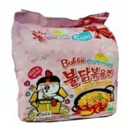 Samyang Buldak Hot Chicken Flavour Ramen Korean Noodles 5pcs (Halal) (Carbonara) 140g