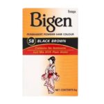 Bigen Powder Hair Colour 58 Zwart Bruin