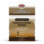 African Pride Black Castor Miracle Hold & Cover Edges 2.25 oz