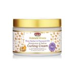 African Pride Moisture Miracle Shea Butter & Flaxseed Oil Curling Cream 12 oz