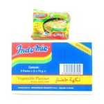 Indomie Noodles Vegetable Flavour 40 packs (8 Packs X (5X75G)