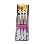 Knives 6 pieces pink